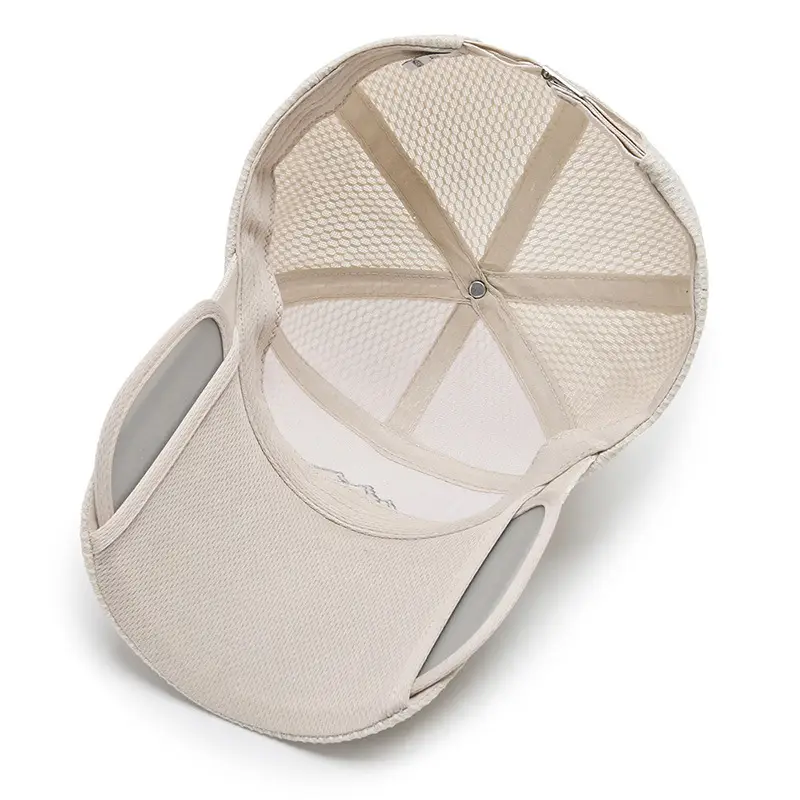 Men Grey Mountain Brand Baseball Cap Large Brim - Image 8