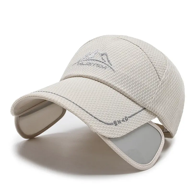 Men Grey Mountain Brand Baseball Cap Large Brim - Image 4