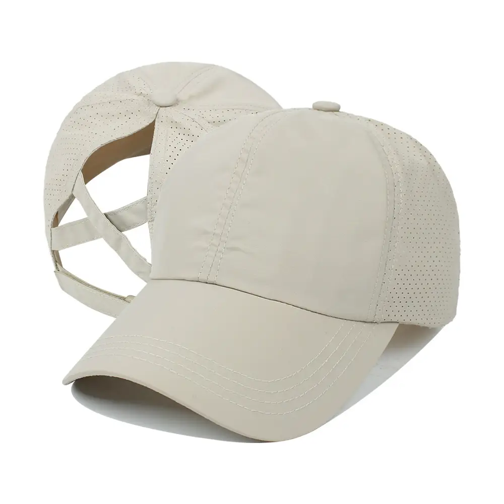 Women White Mesh Baseball Cap 2021 - Image 10