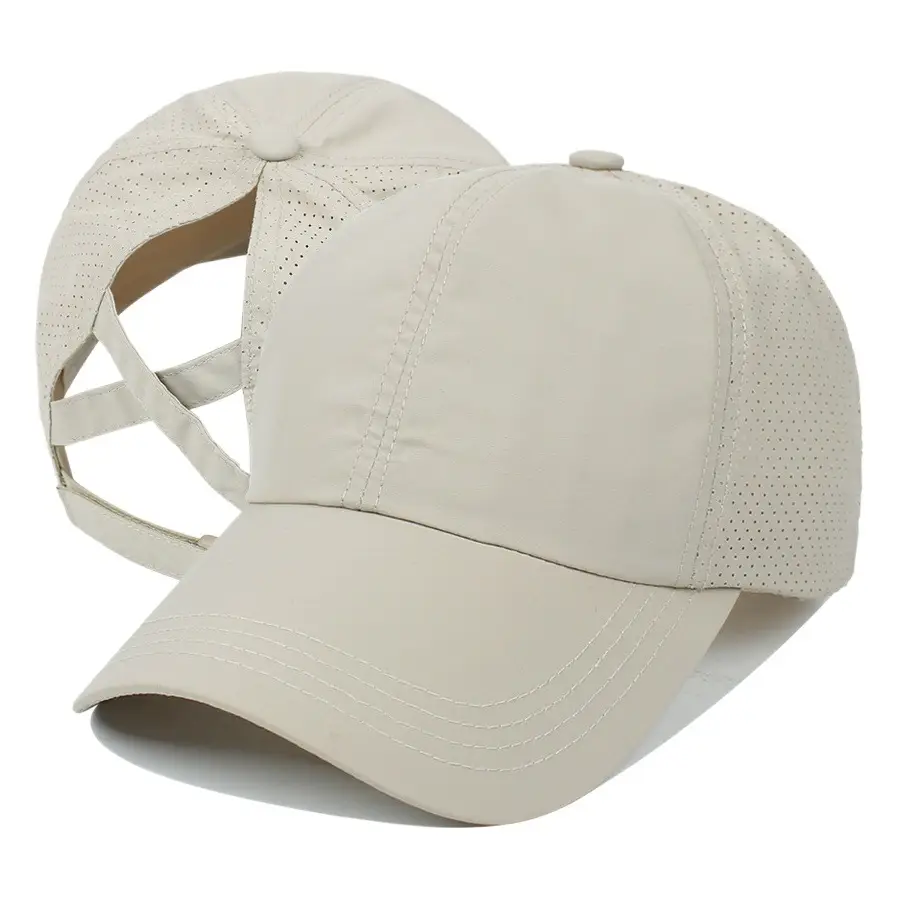 Women White Mesh Baseball Cap 2021