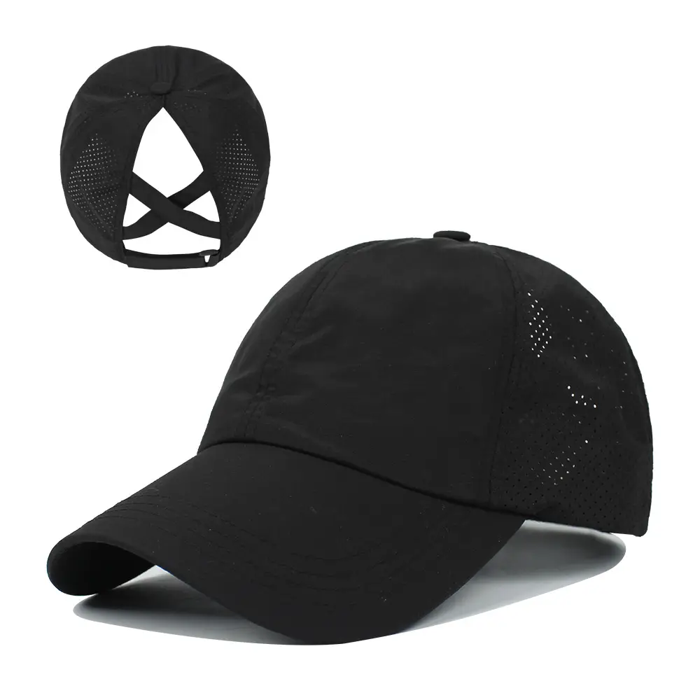 Women White Mesh Baseball Cap 2021 - Image 5