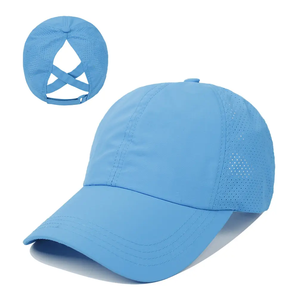 Women White Mesh Baseball Cap 2021 - Image 7