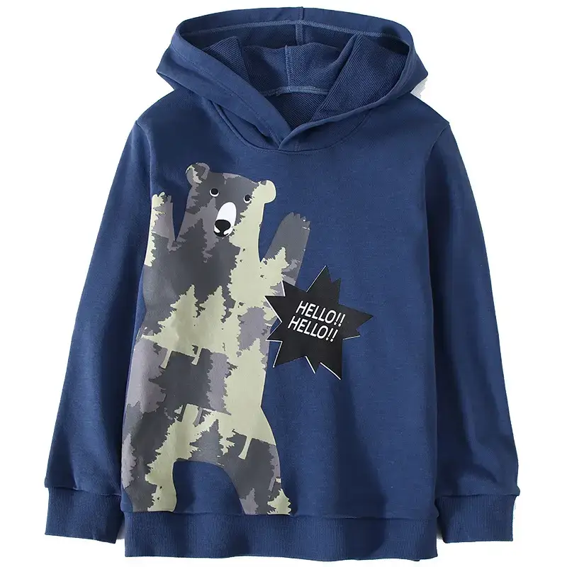 Boys Hoodie Jacket Yellow 2021 Spring Autumn New Korean Wave Baby Long Sleeve T-shirt Jacket a Generation of Hair