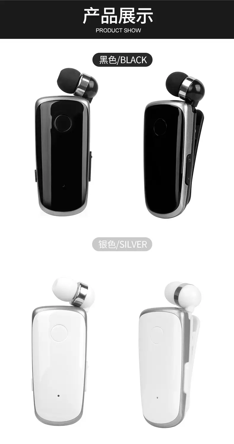 Wireless Bluetooth 5.0 Ear Clip for Business Use — feature 12