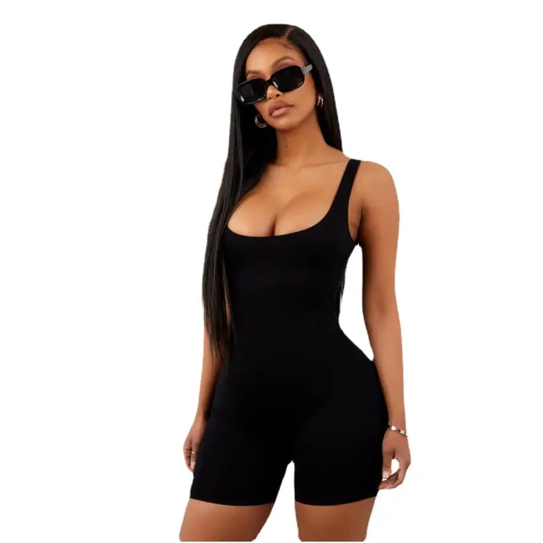 2025 Women Pure Color Jumpsuit Swimsuit Large - Image 7
