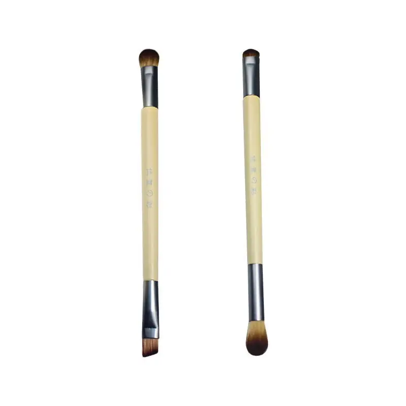 Bamboo Handle Makeup Brush Double Head Eye Shadow Brush - Image 6