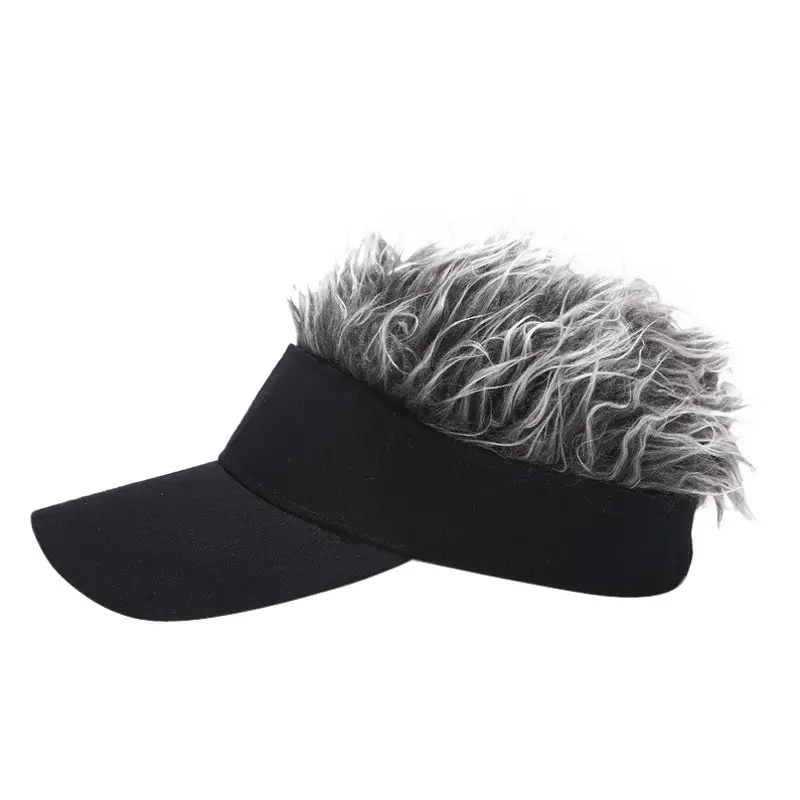 Camouflage Wig Peaked Cap for Men Women 2021