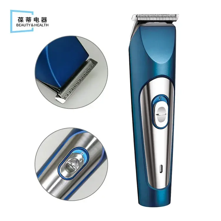 New Cross-Border Electric Metal Hair Clipper Charging Men - Image 5