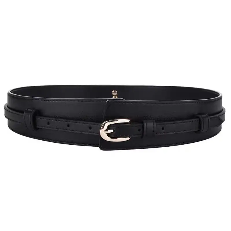 Brown Leather Waist Belt for Women