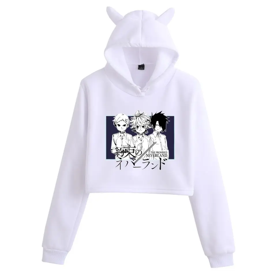Pink Women's Hooded Sweatshirt with Cat Ears Print