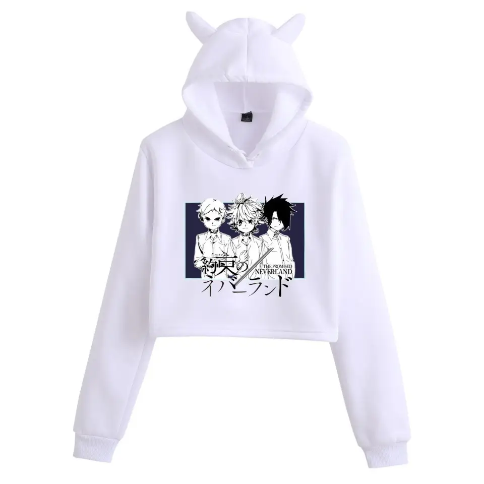 Pink Women's Hooded Sweatshirt with Cat Ears Print