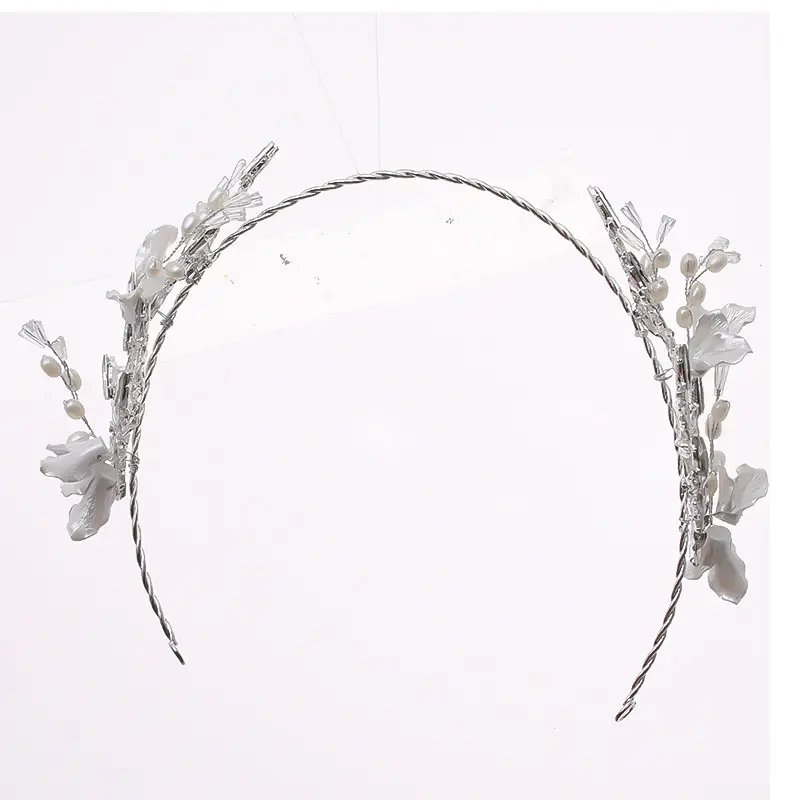 Tuan Ming Pearl Crown Headband Set for Women