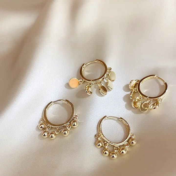 High-End Glitter Circle Earrings for Women - Image 6