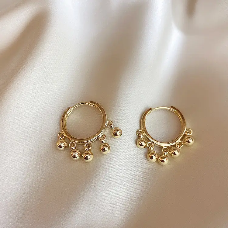 High-End Glitter Circle Earrings for Women - Image 3