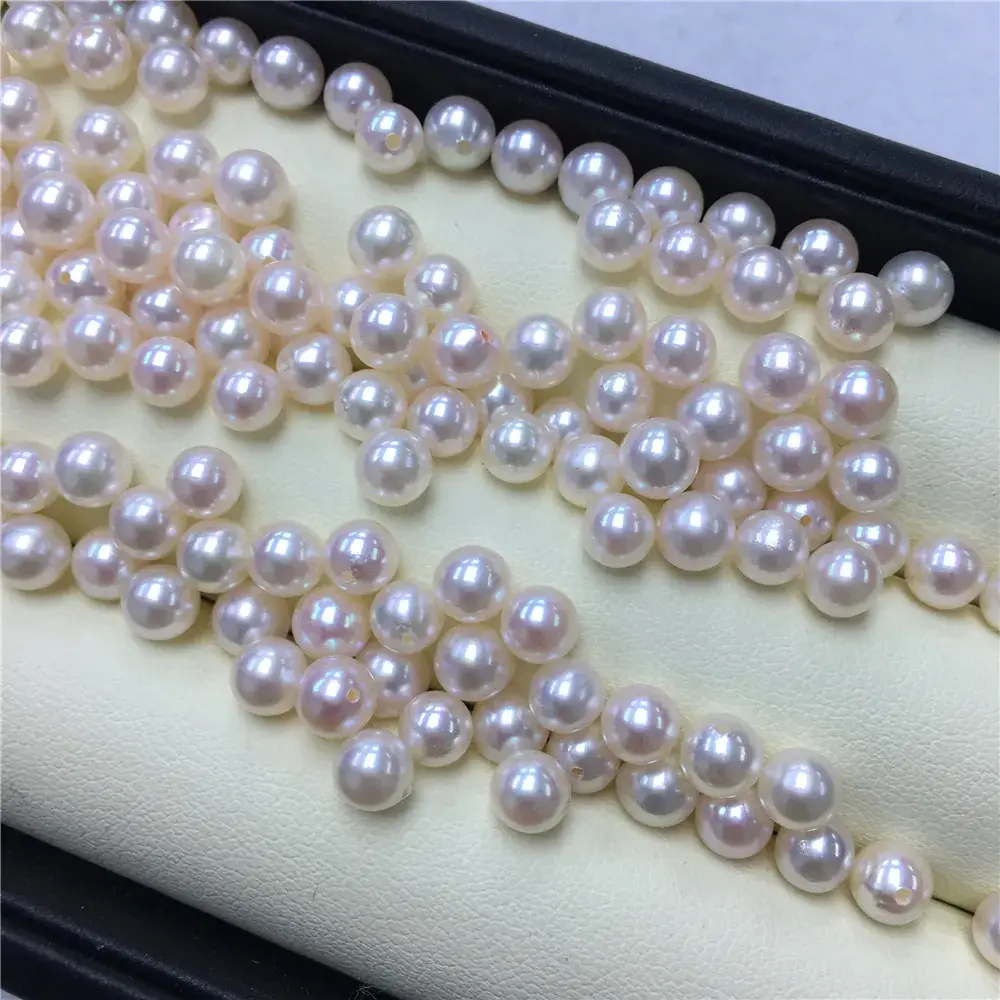Japanese Mini Akoya Pearls 3-4mm Bare Beads 5A