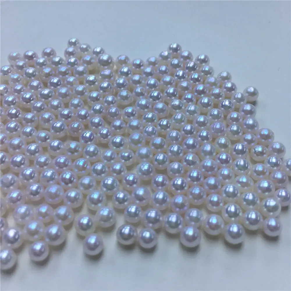 Japanese Mini Akoya Pearls 3-4mm Bare Beads 5A