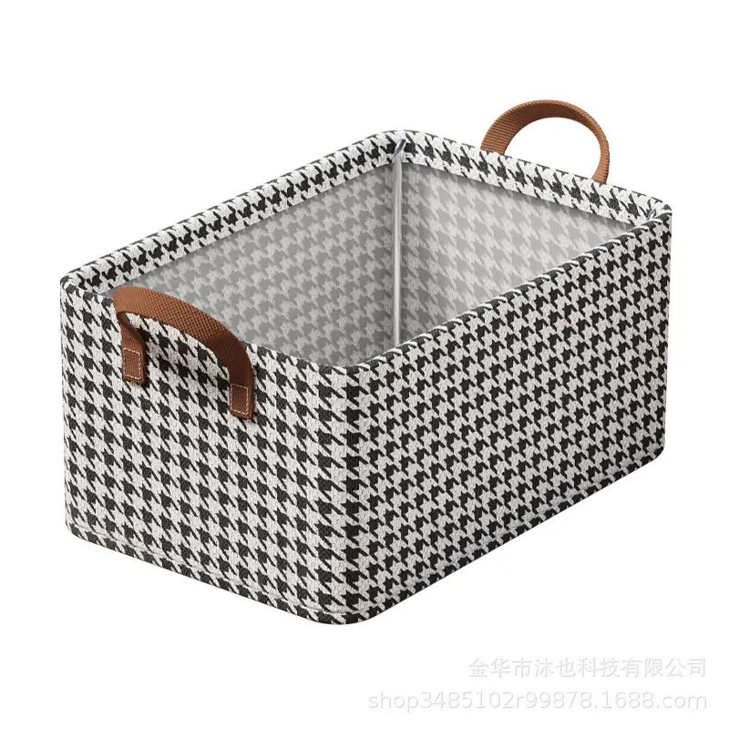 Houndstooth Storage Box Large Household Moving Storage Bag - Image 6