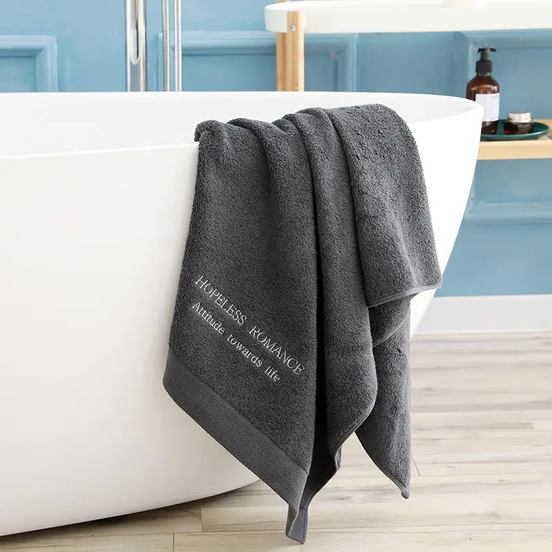 Pure Cotton Hotel Bath Towel for Guesthouse & Home Use - Image 2