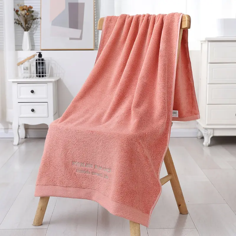 Pure Cotton Hotel Bath Towel for Guesthouse & Home Use - Image 4