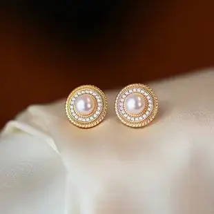 Natural Pearl Earrings Women's Fashion Long S925 Silver — feature 11