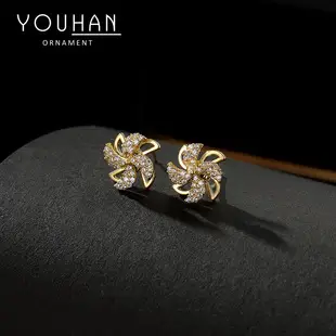 Cross-border Zircon Butterfly Necklace with Real Gold Clavicle Chain — feature 16
