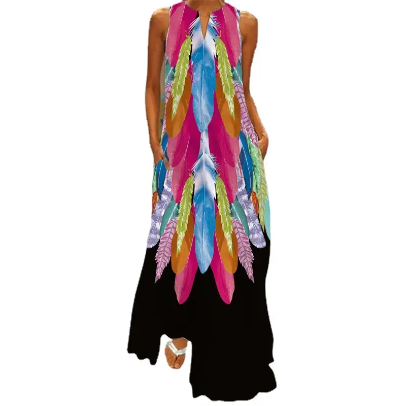 2026 Summer V-Neck Sleeveless Dress for Women - Image 8