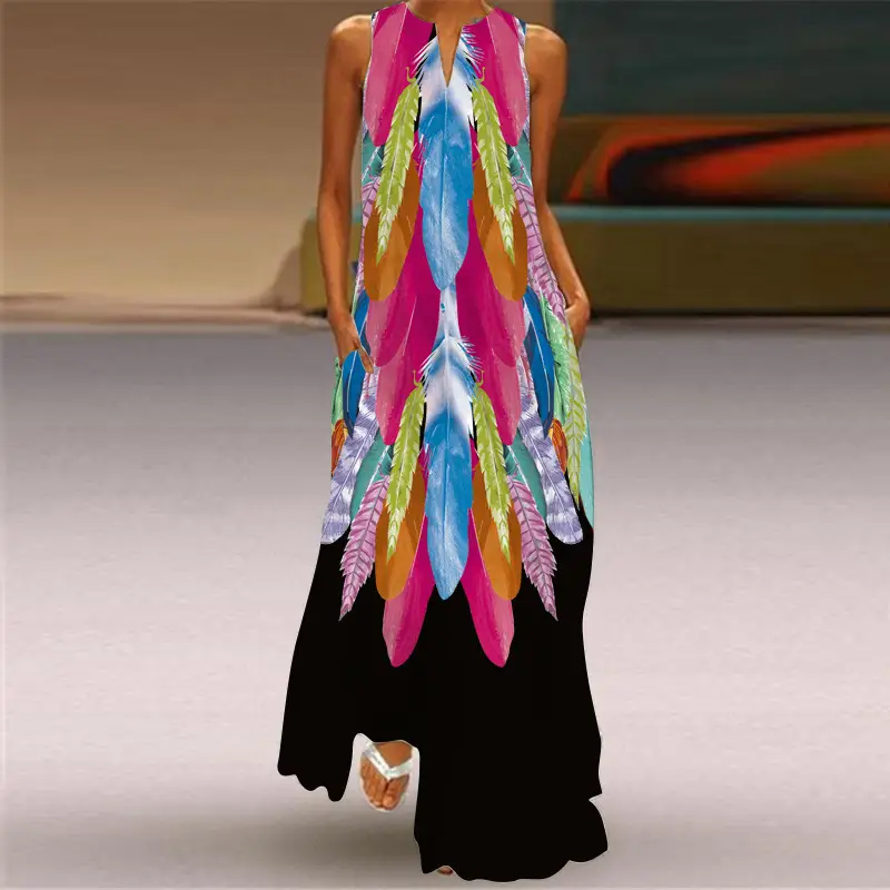 2026 Summer V-Neck Sleeveless Dress for Women - Image 5