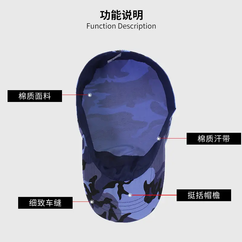 Outdoor Camo Batman Training Cap Flat Cap - Image 6