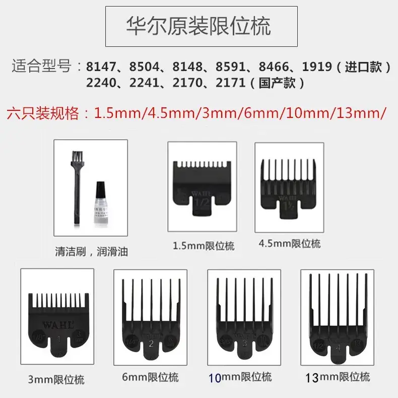 Wall Electric Clipper Set with Positioning Comb & Stopper Card - Image 12