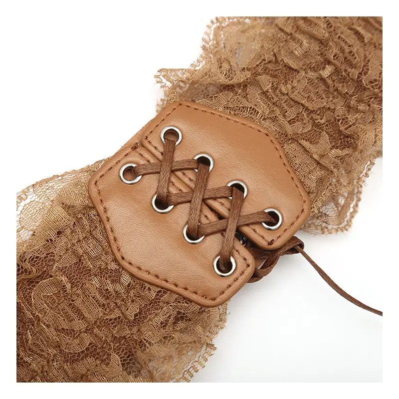 Women's Lace Waist Belt Slimming Belt with Skirt - Image 7