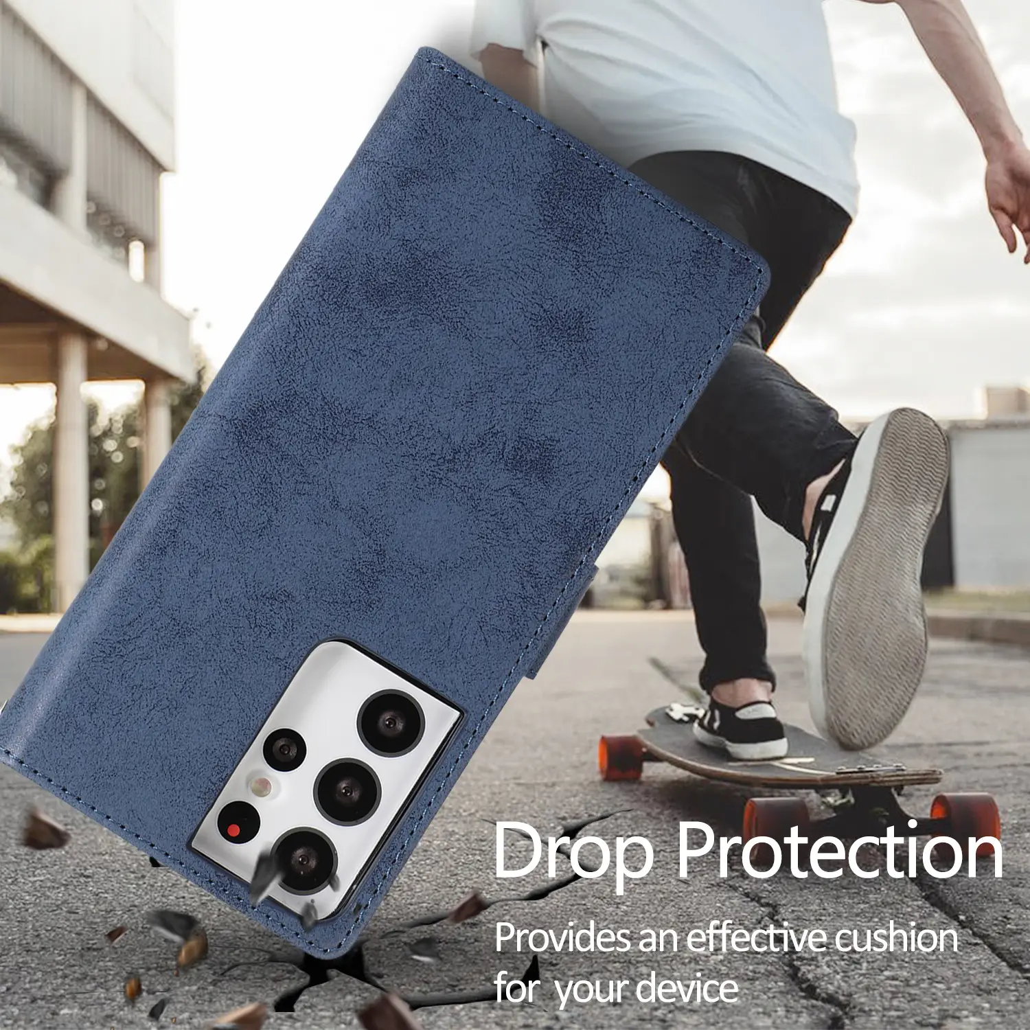 S21 Ultra Retro Frosted Phone Case with Detachable Cover - Image 10