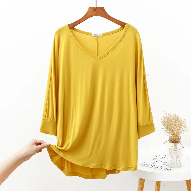 2023 Cotton T-Shirt Women Plus Size Loose Fit - Image 16