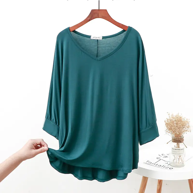 2023 Cotton T-Shirt Women Plus Size Loose Fit - Image 10
