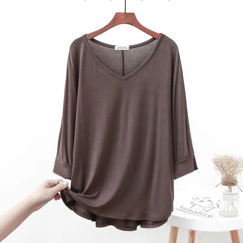 2023 Cotton T-Shirt Women Plus Size Loose Fit - Image 13