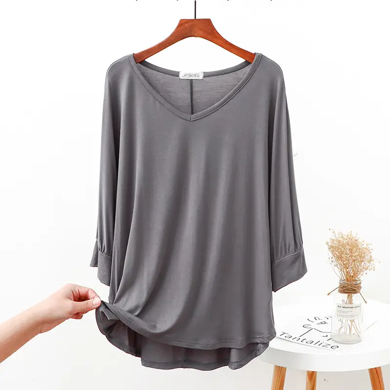 2023 Cotton T-Shirt Women Plus Size Loose Fit - Image 2