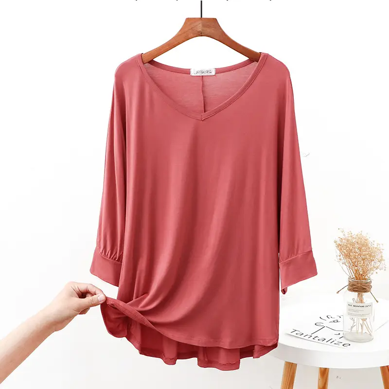 2023 Cotton T-Shirt Women Plus Size Loose Fit - Image 3