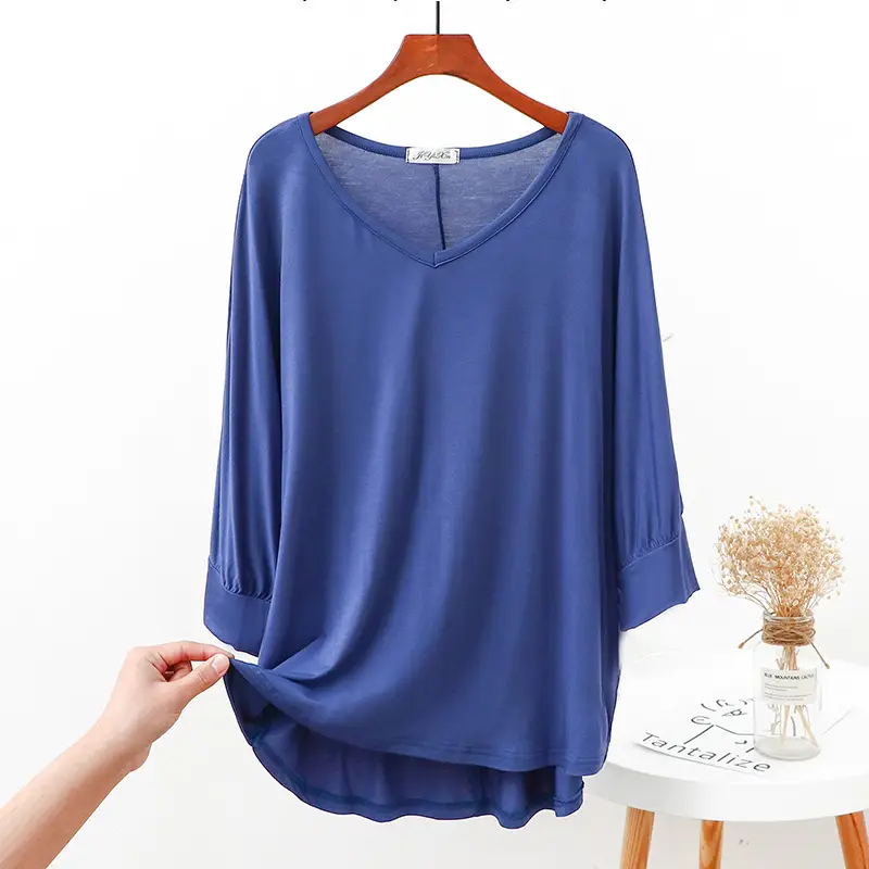2023 Cotton T-Shirt Women Plus Size Loose Fit - Image 8