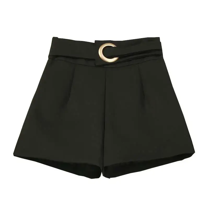 White High-Waisted Wide-Leg Pants for Women