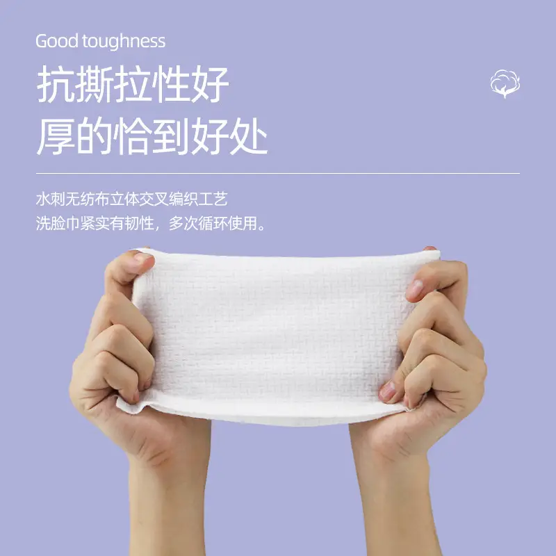 Women's Thick Cotton Face Towel Large Rolled - Image 6
