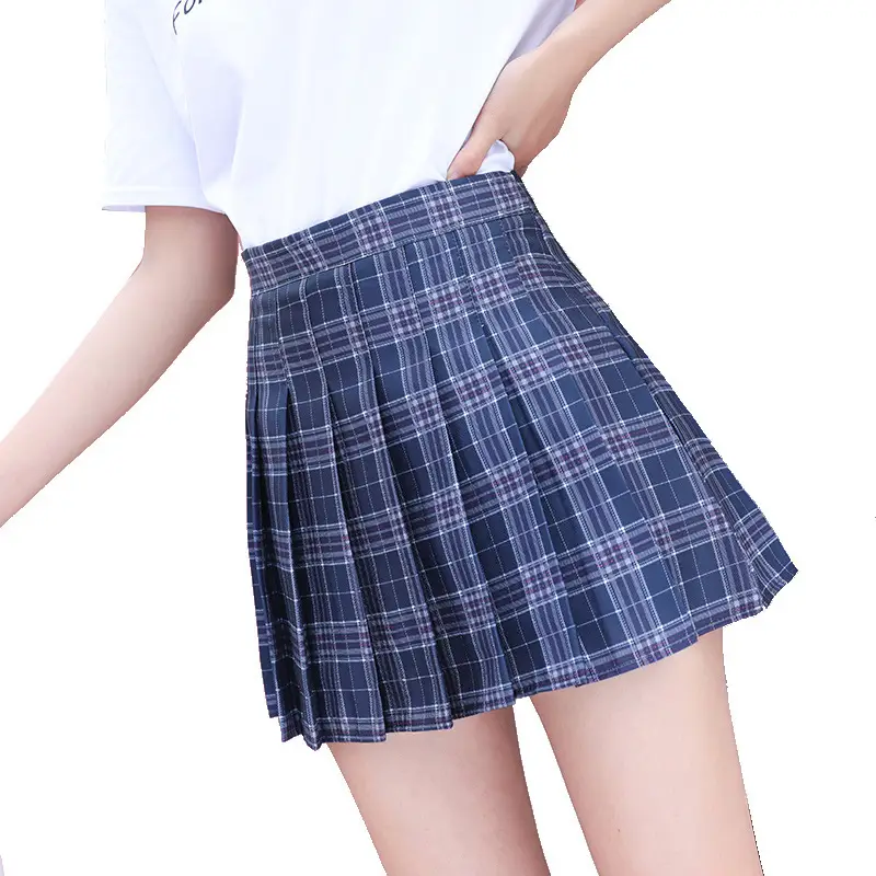 Female Plaid Pleated Skirt Large Summer Wear - Image 15