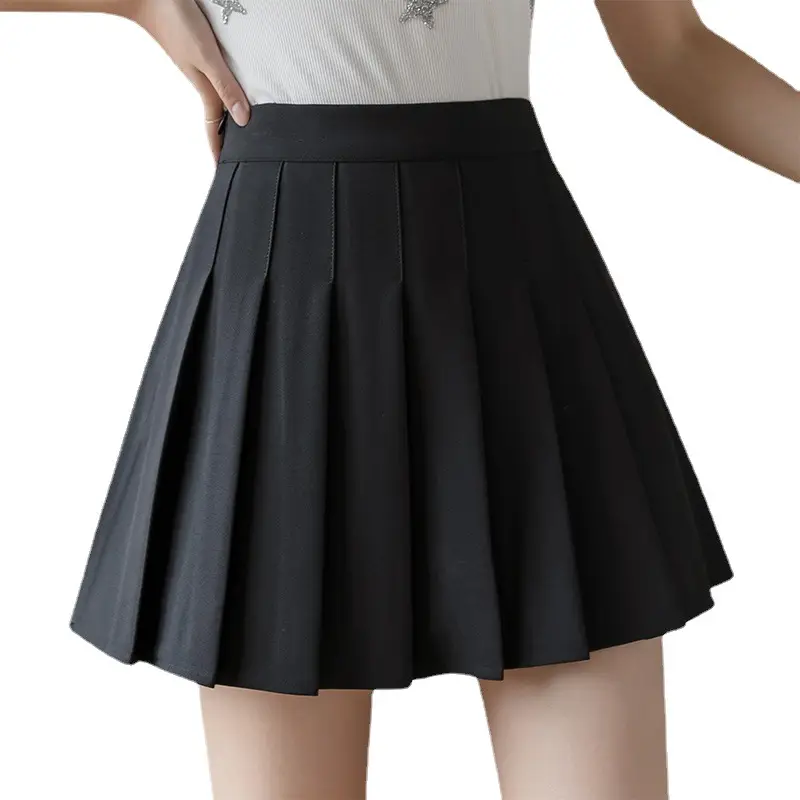 Korean Style Anti-Wrinkle Pleated Skirt Women