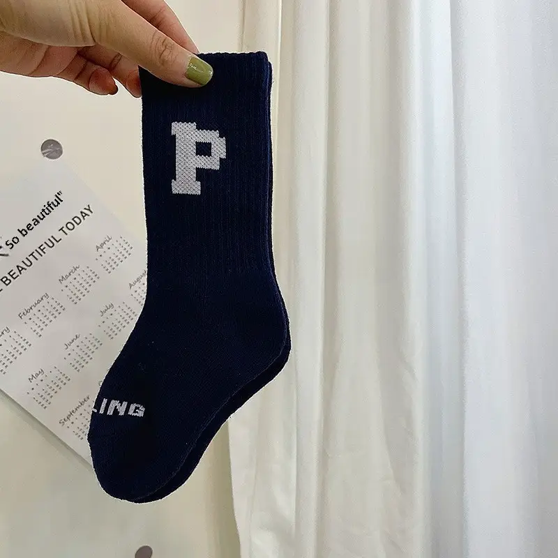 Kids Cotton Thin Socks Spring Grey - Image 9