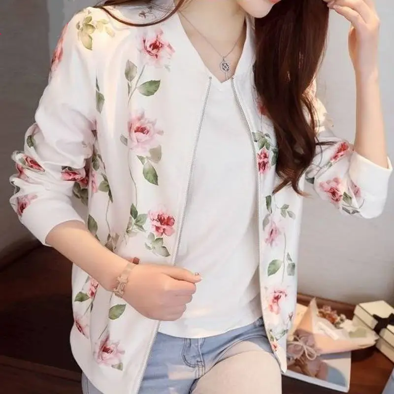 Women's Printed Chiffon Long Sleeve Sun Protection Jacket - Image 10