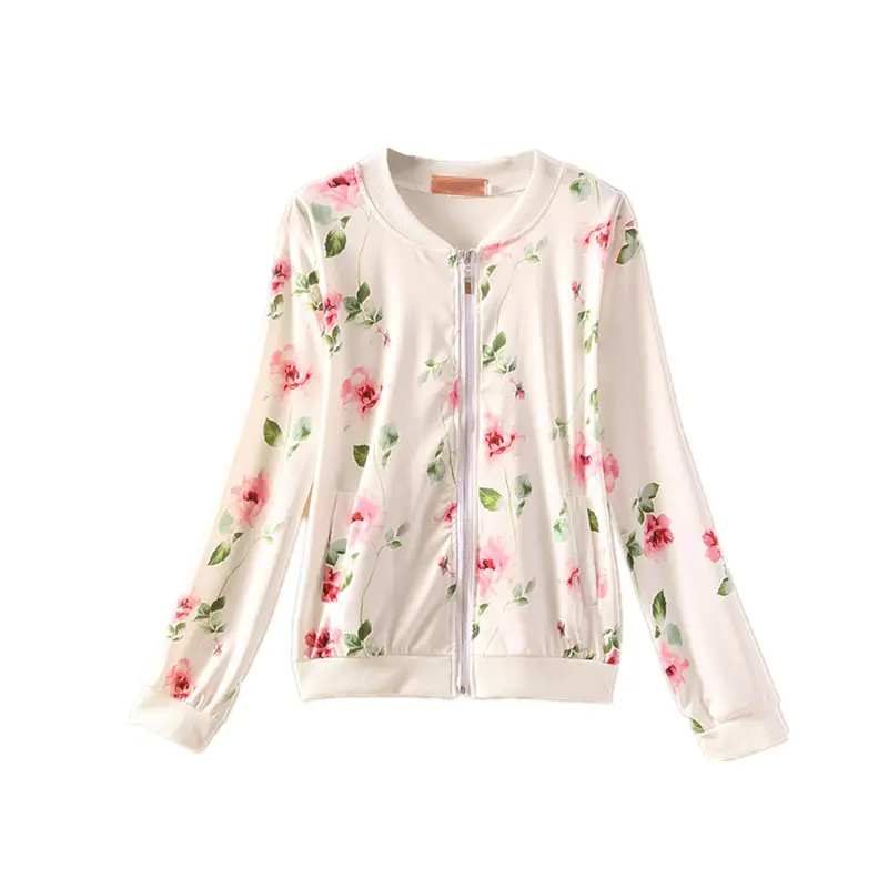 Women's Printed Chiffon Long Sleeve Sun Protection Jacket - Image 12