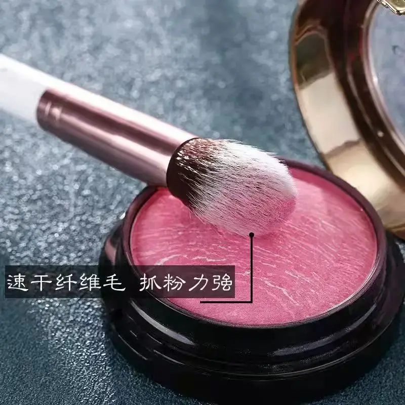 Marble Contour Brush with Fur Brush for Makeup - Image 4