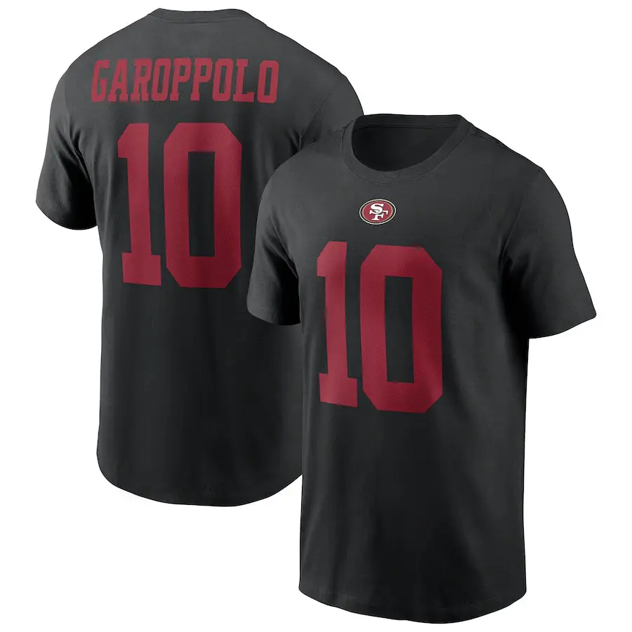 NFL Rugby 49ers Men T-Shirt Black 85 Kidle - Image 15