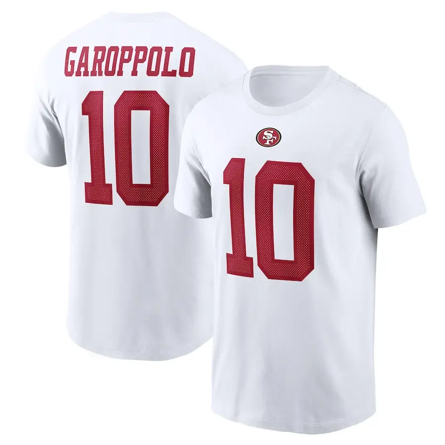 NFL Rugby 49ers Men T-Shirt Black 85 Kidle - Image 4