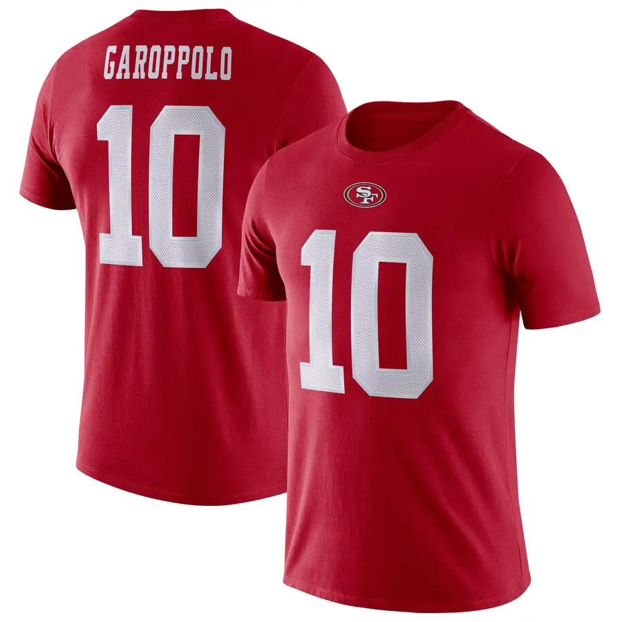 NFL Rugby 49ers Men T-Shirt Black 85 Kidle - Image 6