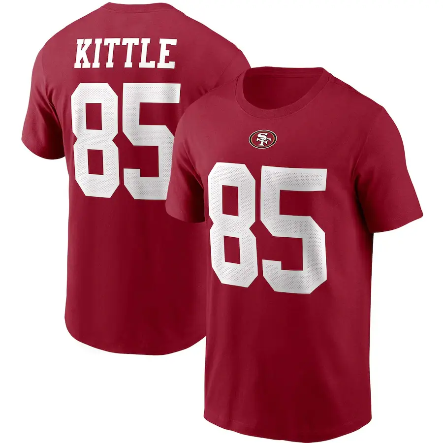 NFL Rugby 49ers Men T-Shirt Black 85 Kidle - Image 7