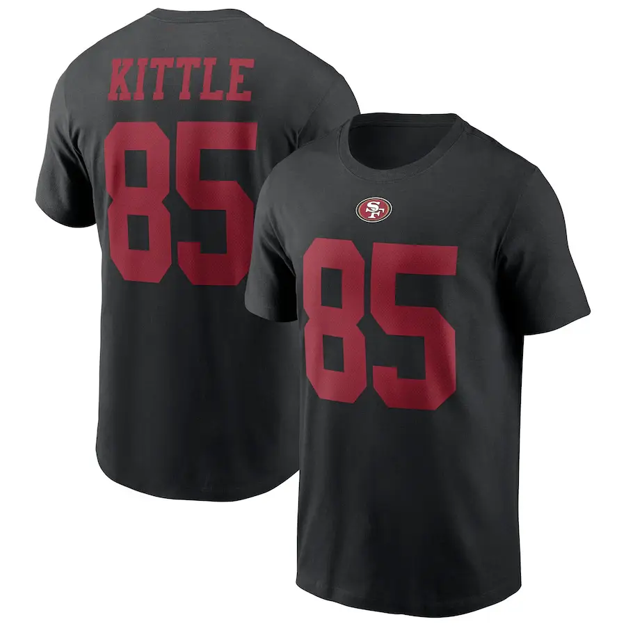 NFL Rugby 49ers Men T-Shirt Black 85 Kidle - Image 8